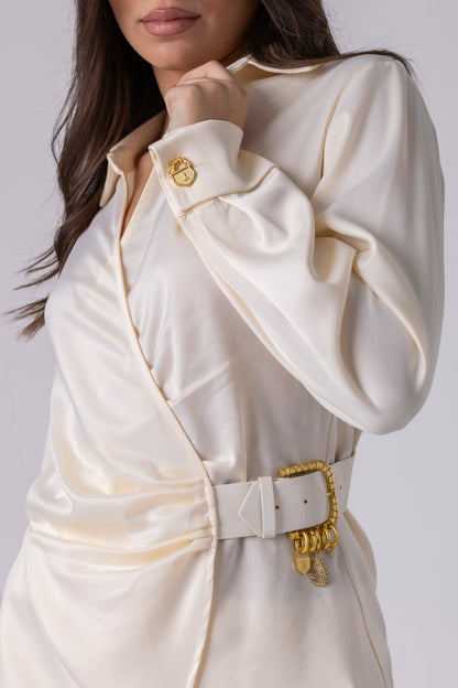 Serenne Wrap Blouse