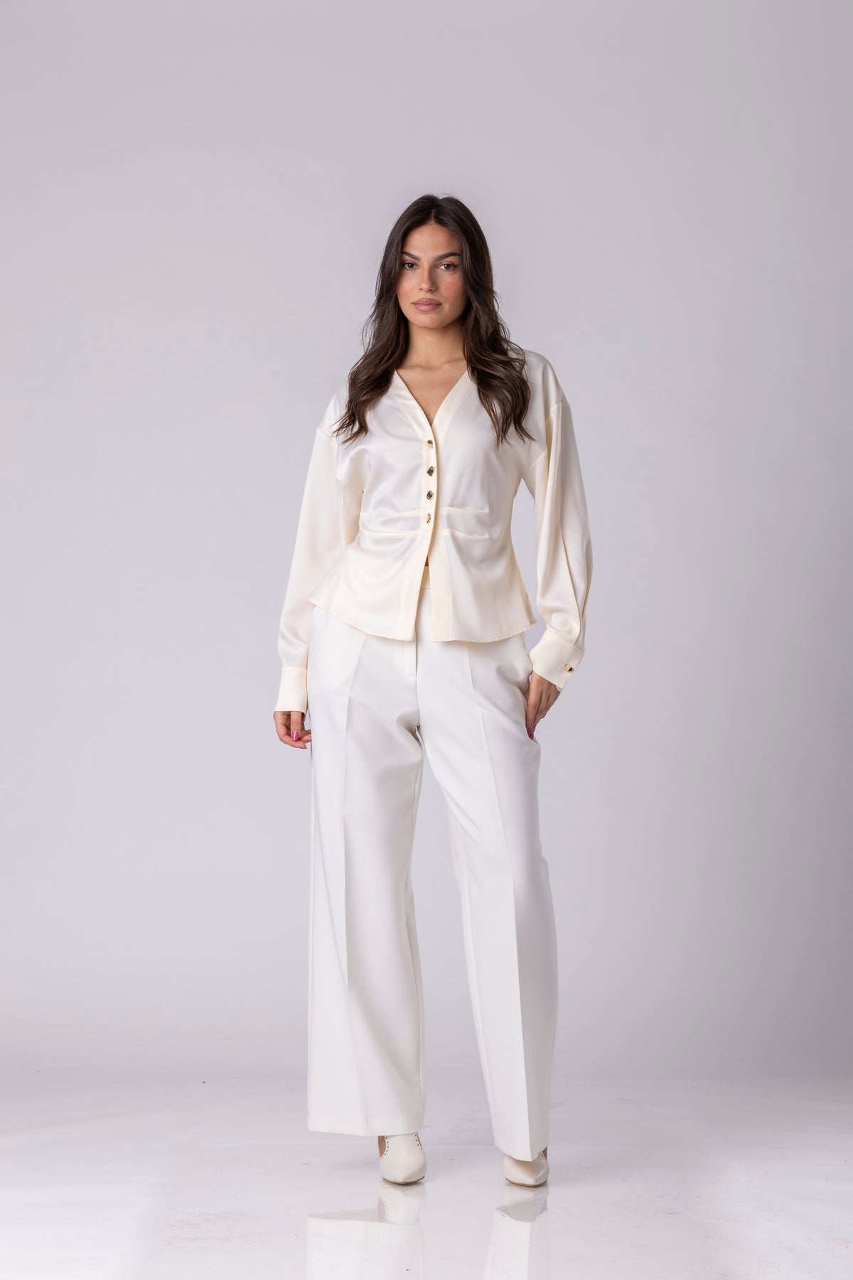 Avelin Buttoned Blouse
