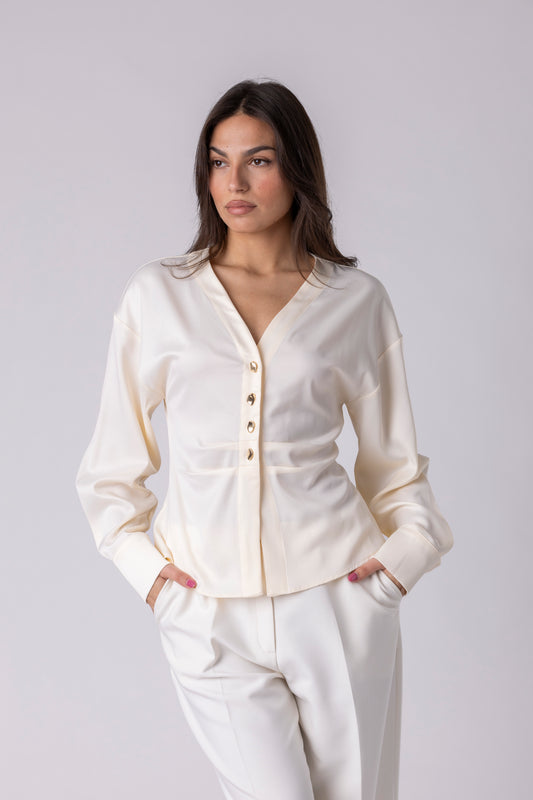 Avelin Buttoned Blouse