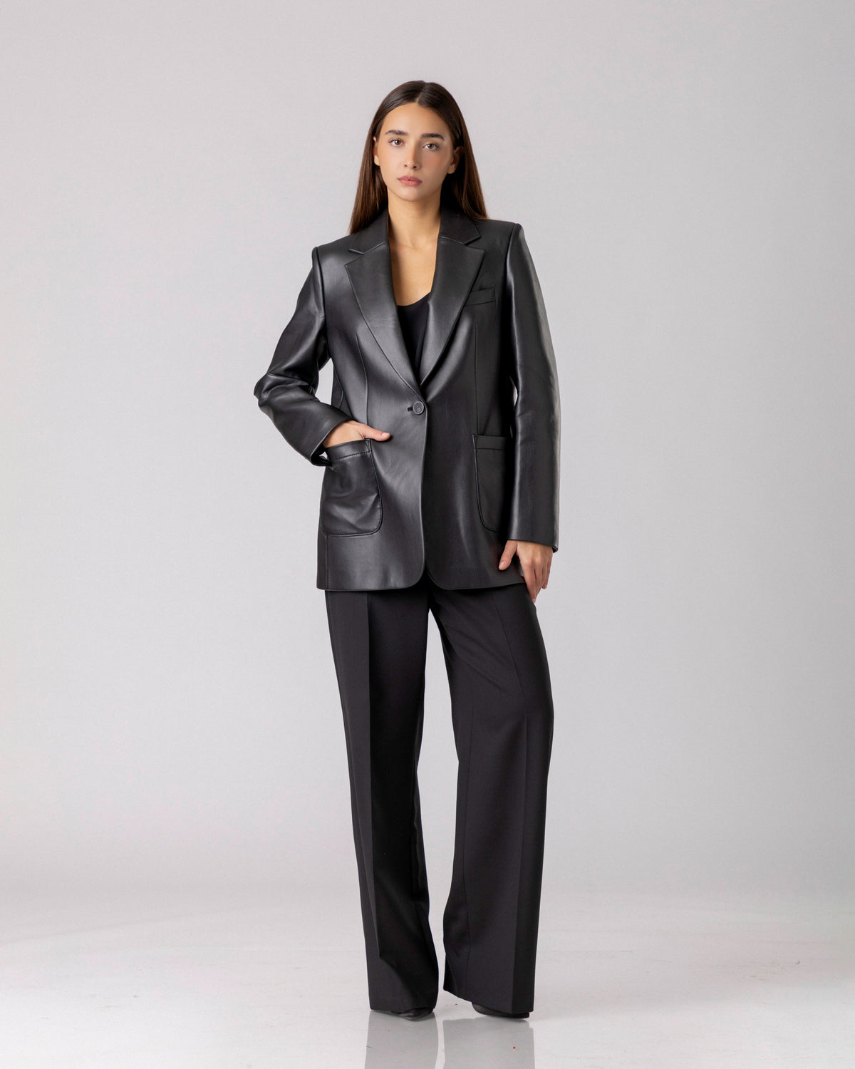 Obsidian Form Blazer - Violet