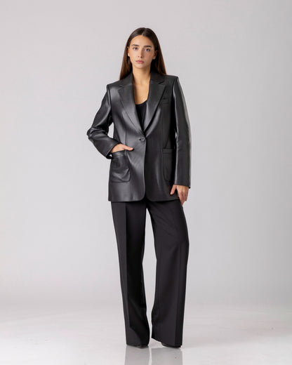 Obsidian Form Blazer - Violet