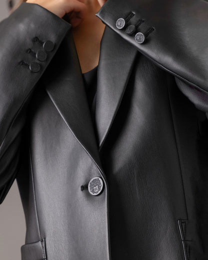 Obsidian Form Blazer - Violet