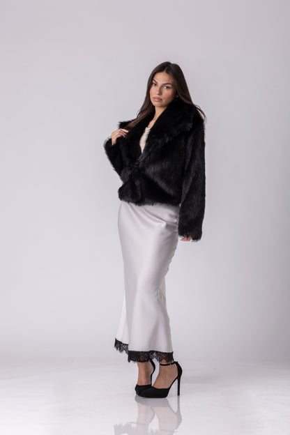 Zavo Short Faux-Fur Coat