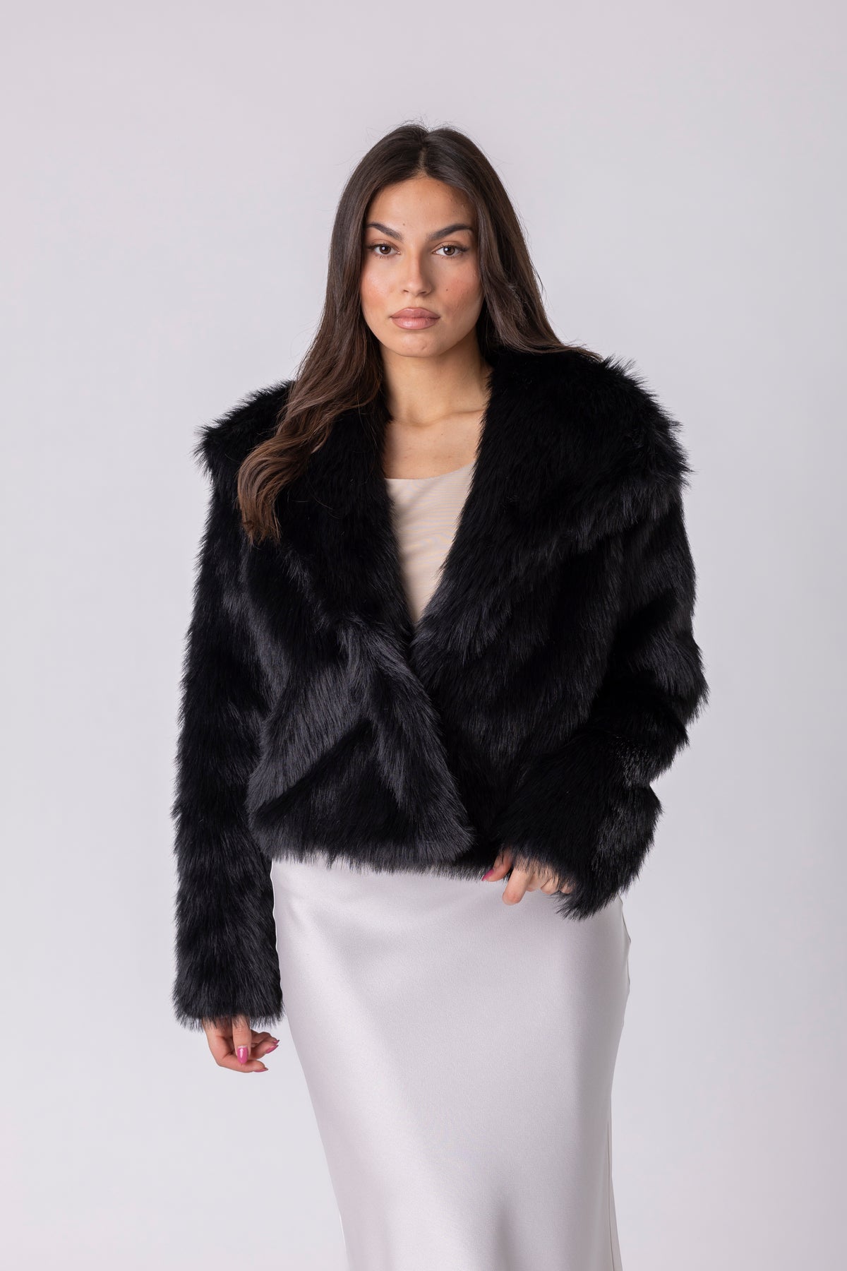 Zavo Short Faux-Fur Coat
