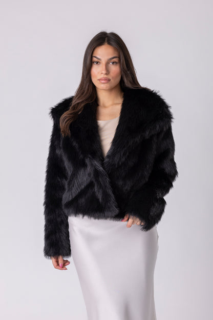Zavo Short Faux-Fur Coat