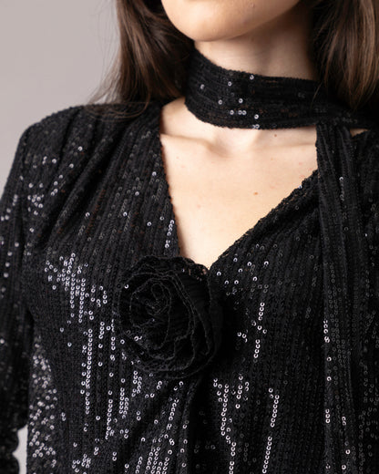 Nocturne Rose Blouse