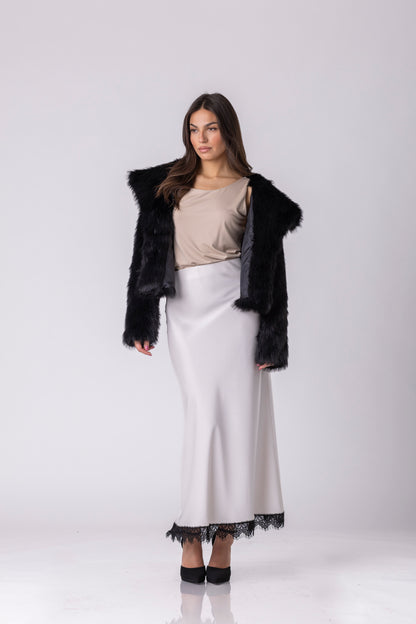 Zavo Short Faux-Fur Coat
