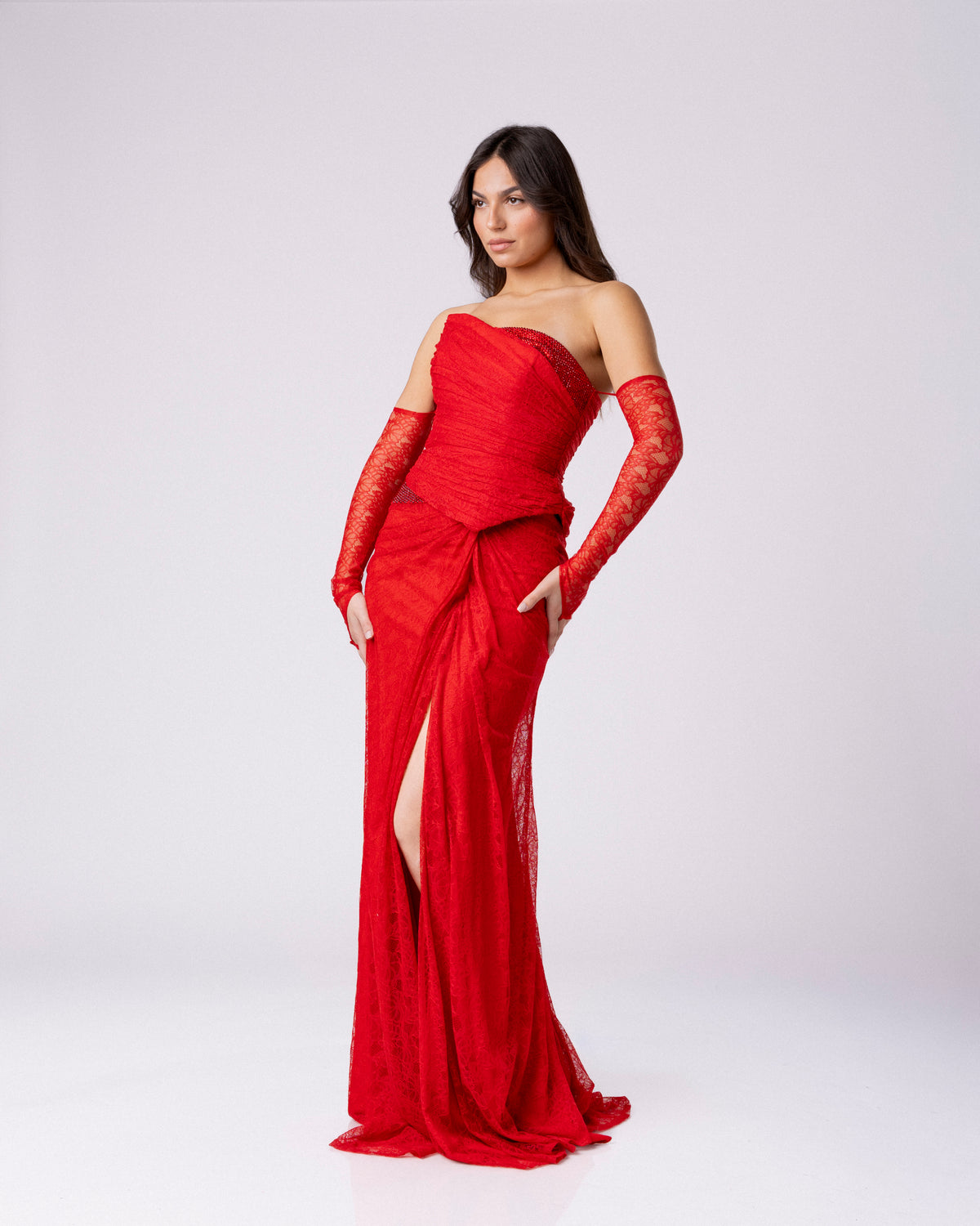The Ravelle Lace Gown
