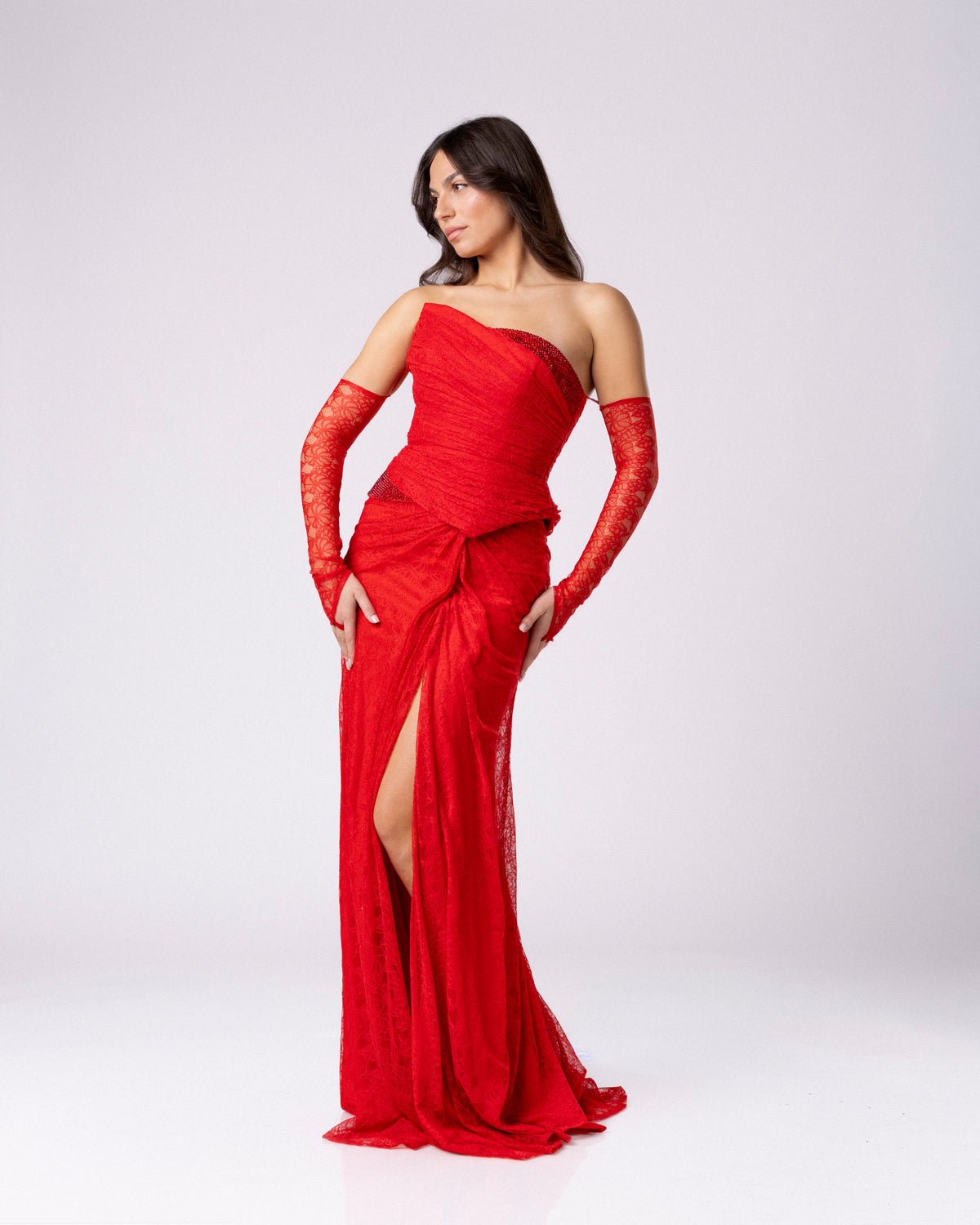 The Ravelle Lace Gown