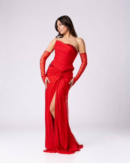 The Ravelle Lace Gown