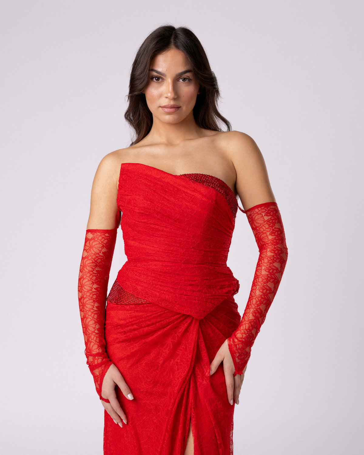 The Ravelle Lace Gown