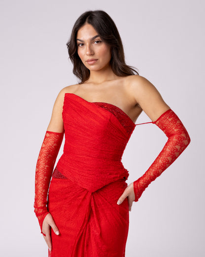 The Ravelle Lace Gown
