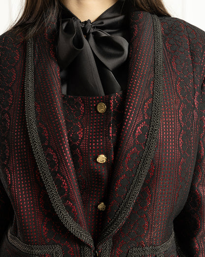 Refined Brocade Three Piece Set