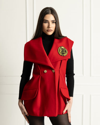 Scarlet Crest Vest