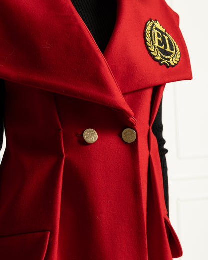 Scarlet Crest Vest
