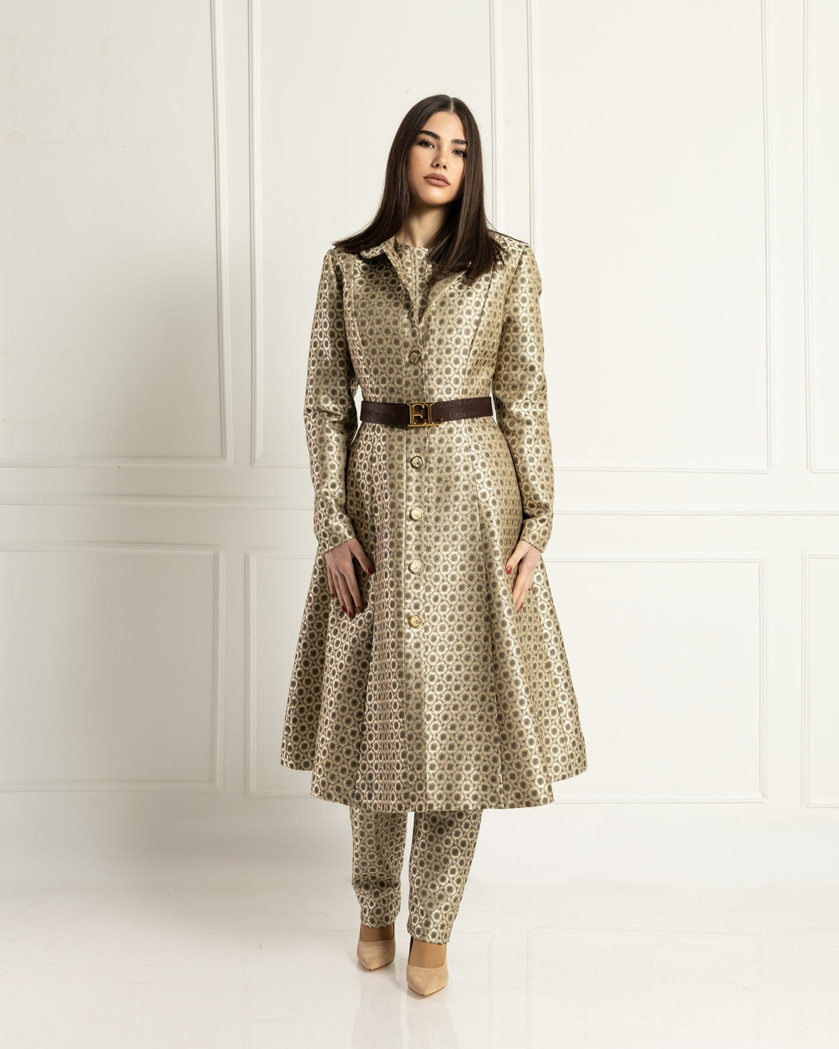 Radiance Brocade Coat