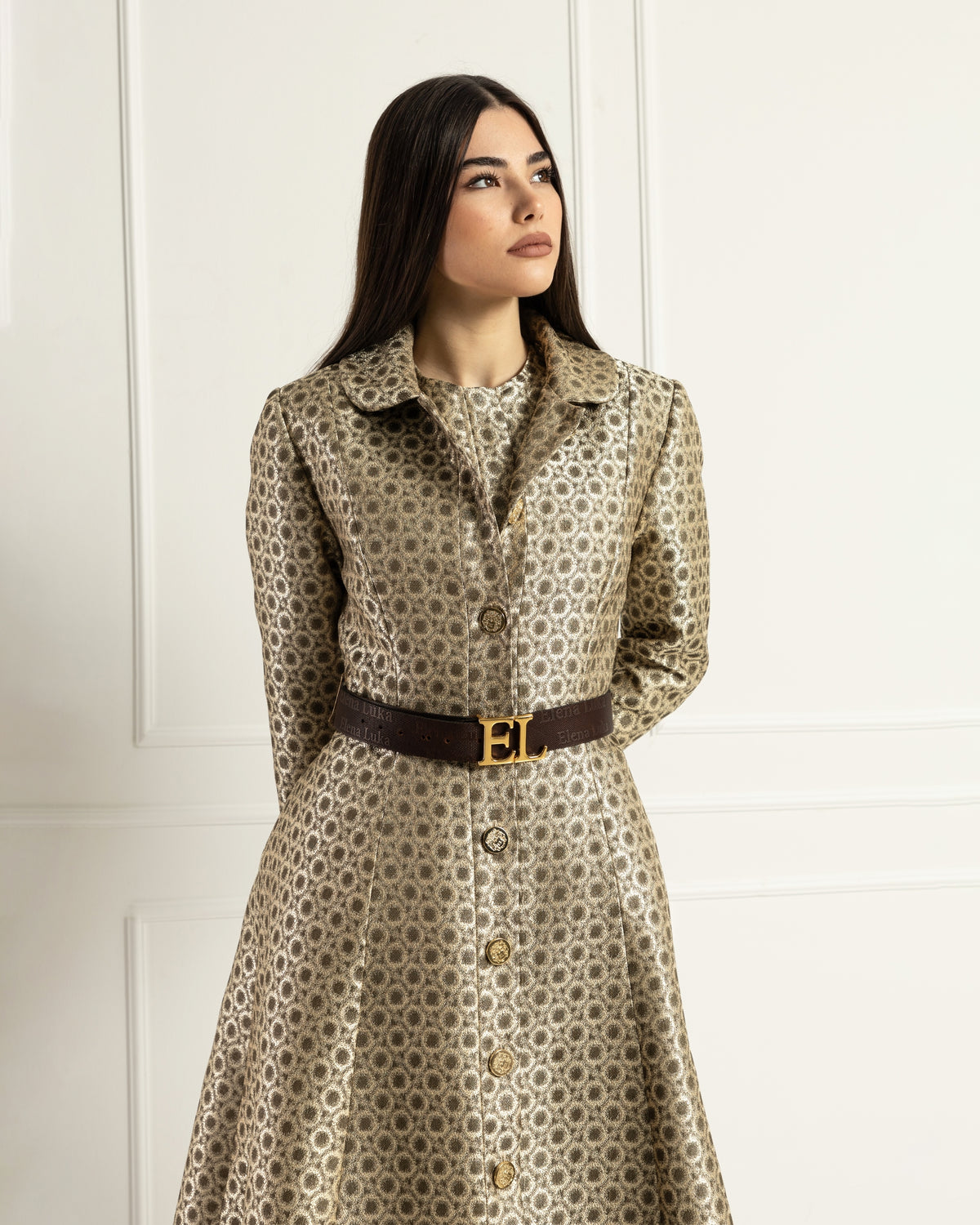 Radiance Brocade Coat