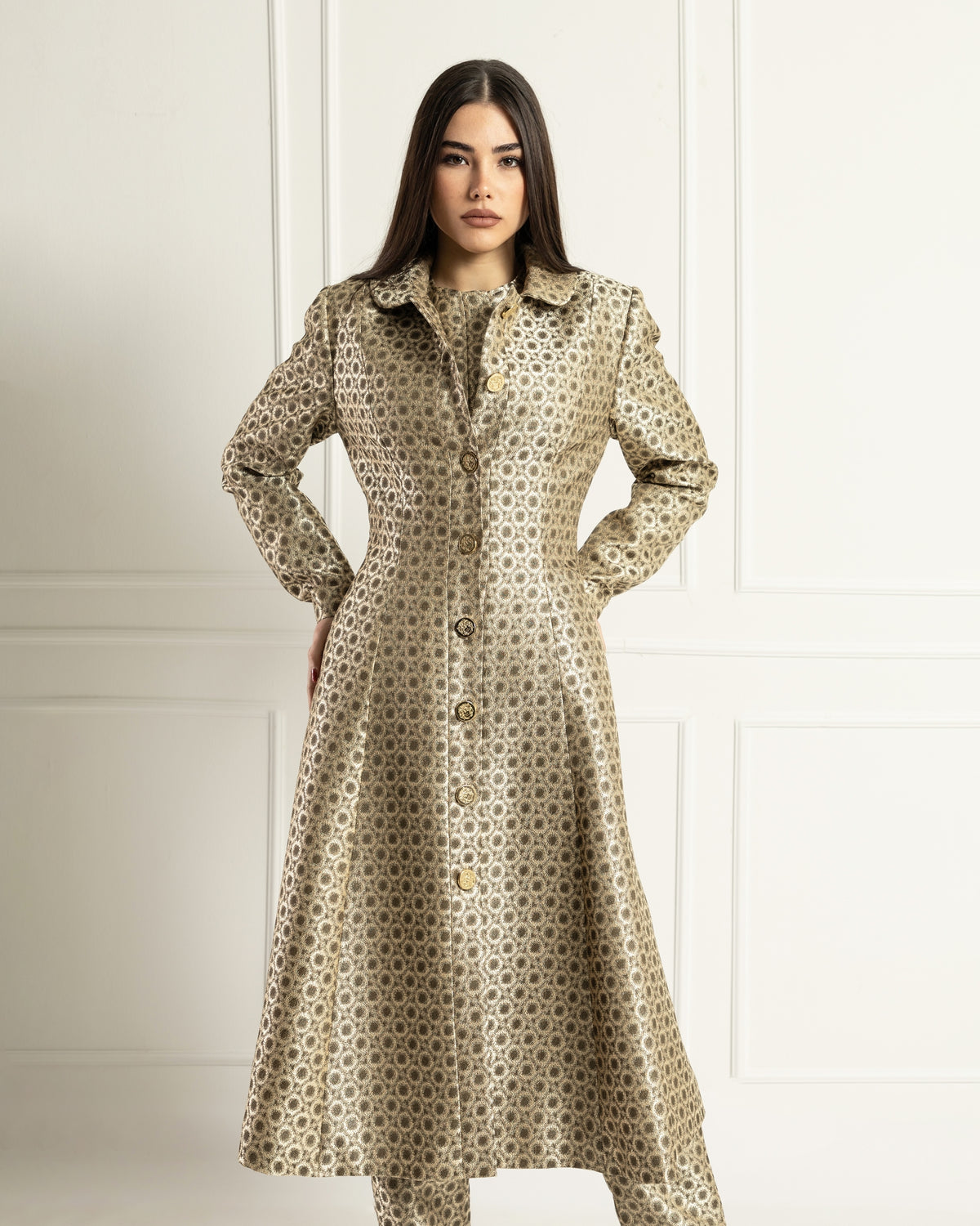 Radiance Brocade Coat