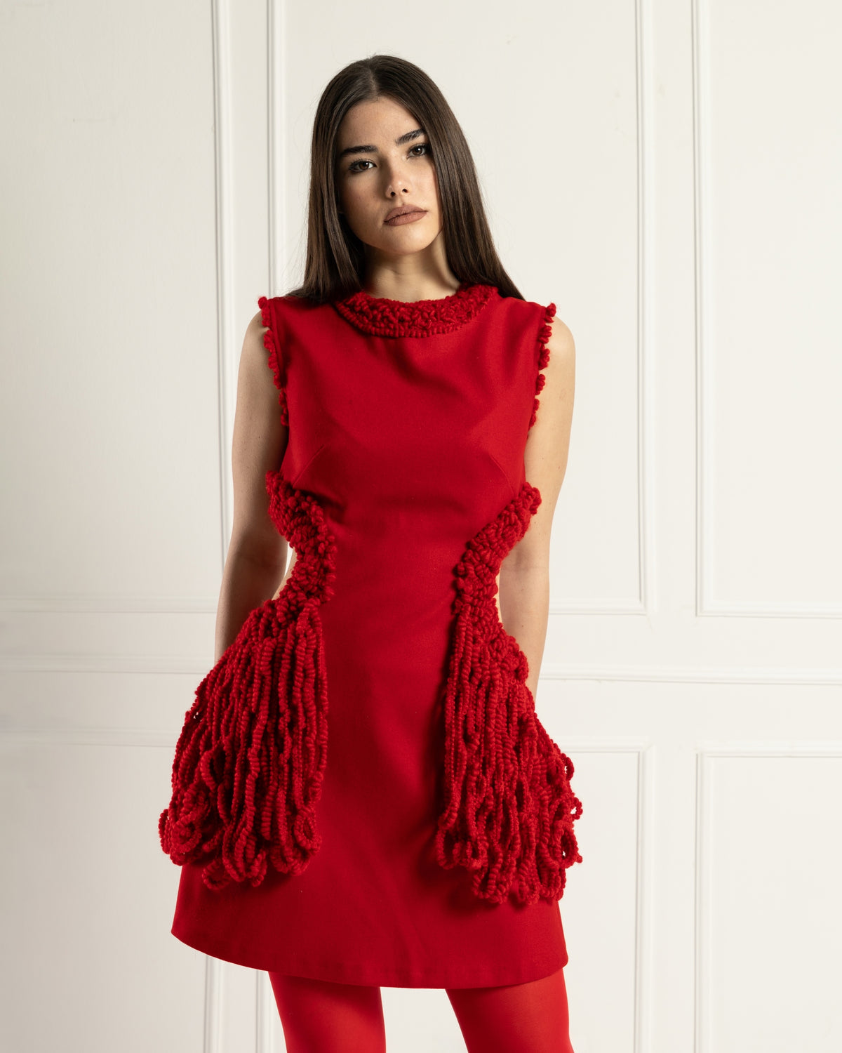 Chic Handcrafted Fringe Dress