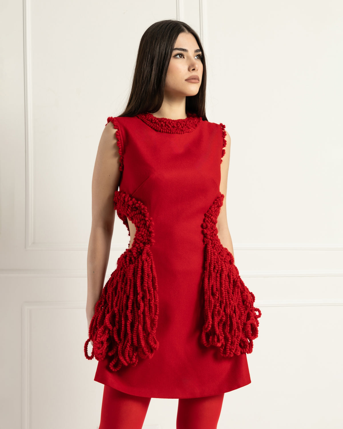 Chic Handcrafted Fringe Dress