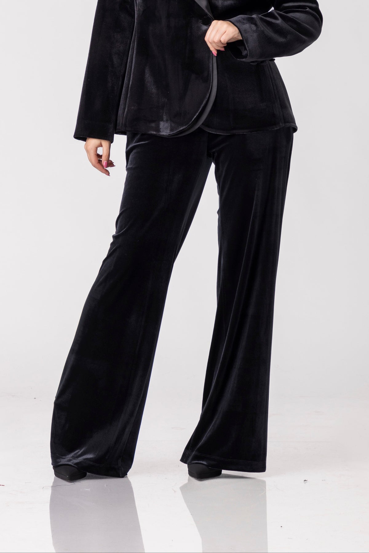 Velour Flow Blazer