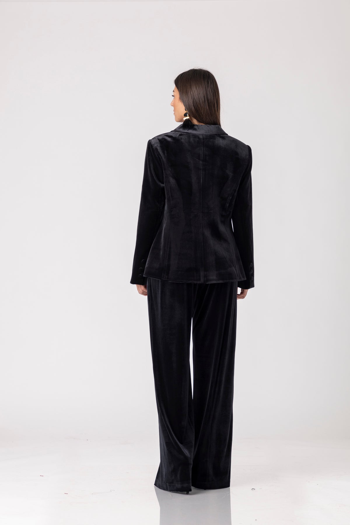 Velour Flow Blazer