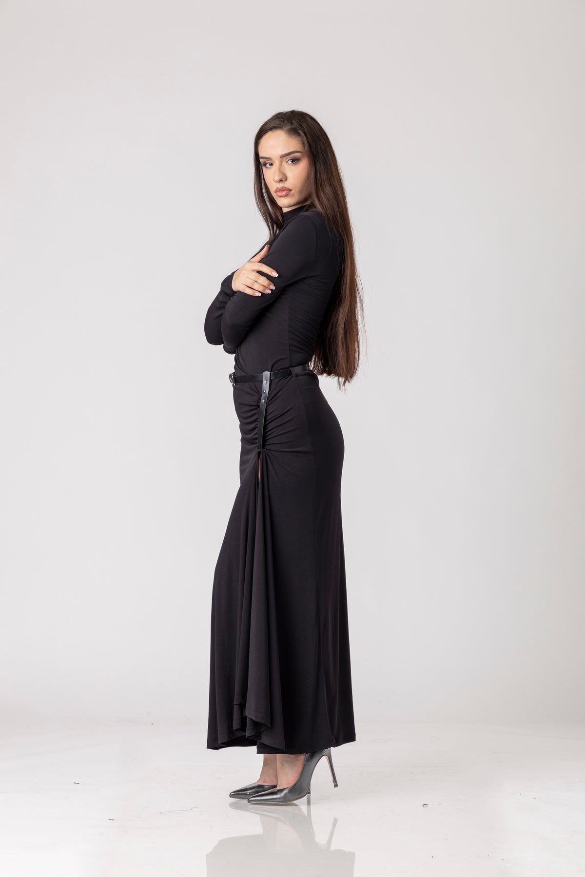 Revaine Midi Sculpted Dress