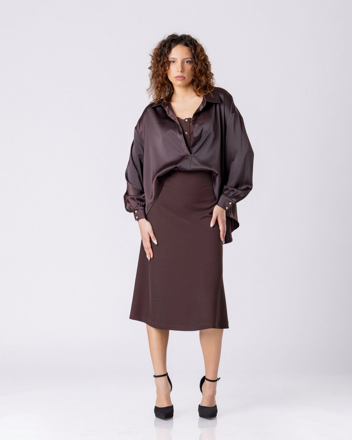 Noir Midi Dress