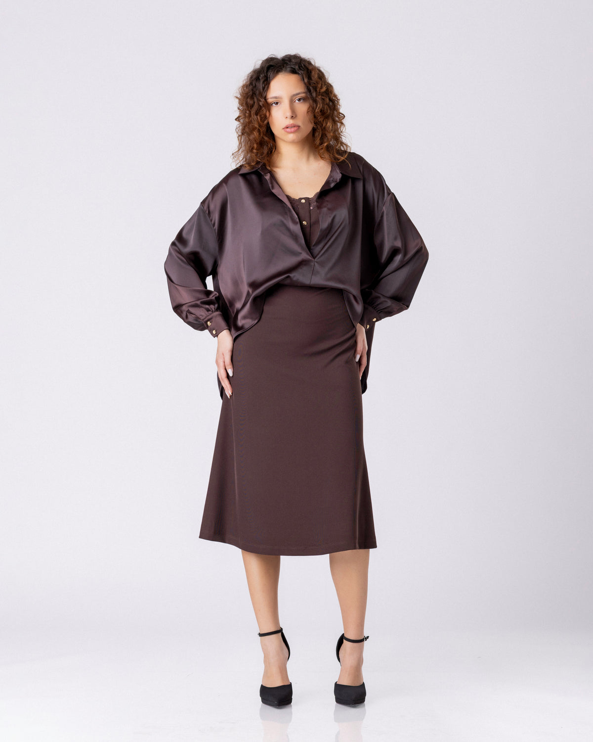 Noir Midi Dress