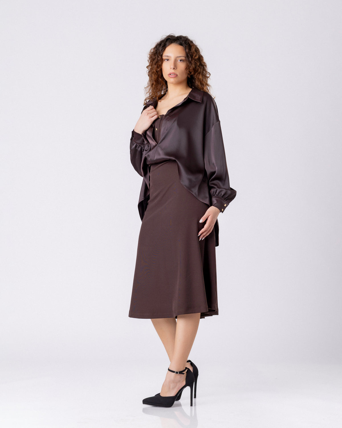 Noir Midi Dress