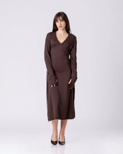 Ember Lace-Thread Dress