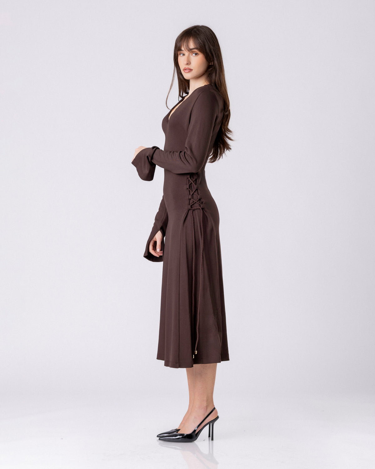 Ember Lace-Thread Dress