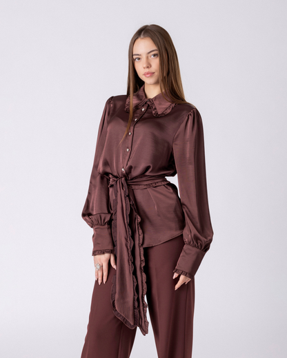 Edria Satin Blouse