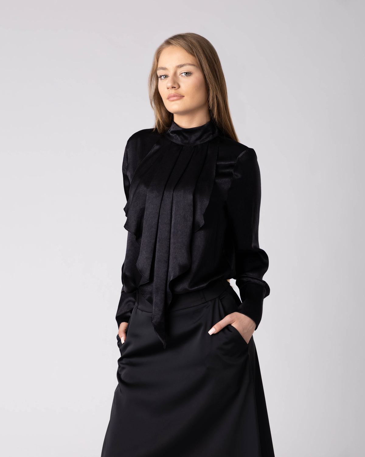 Velrin Satin Shirt