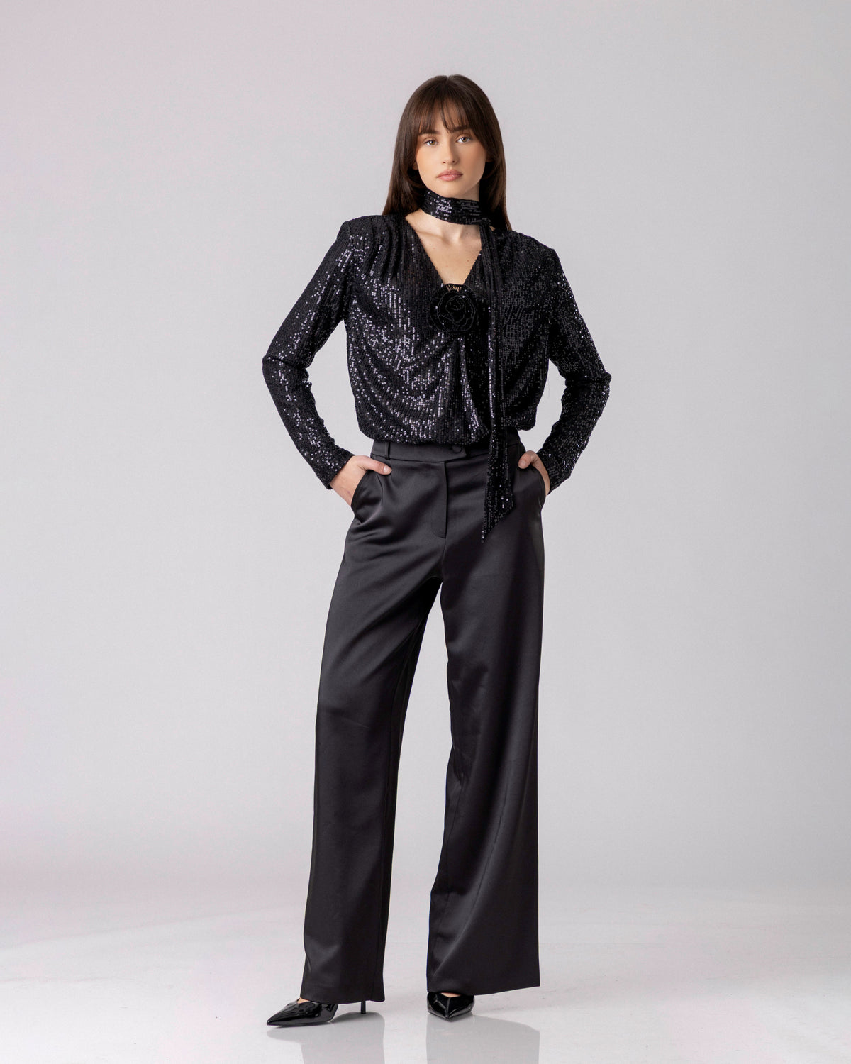 Nocturne Rose Blouse