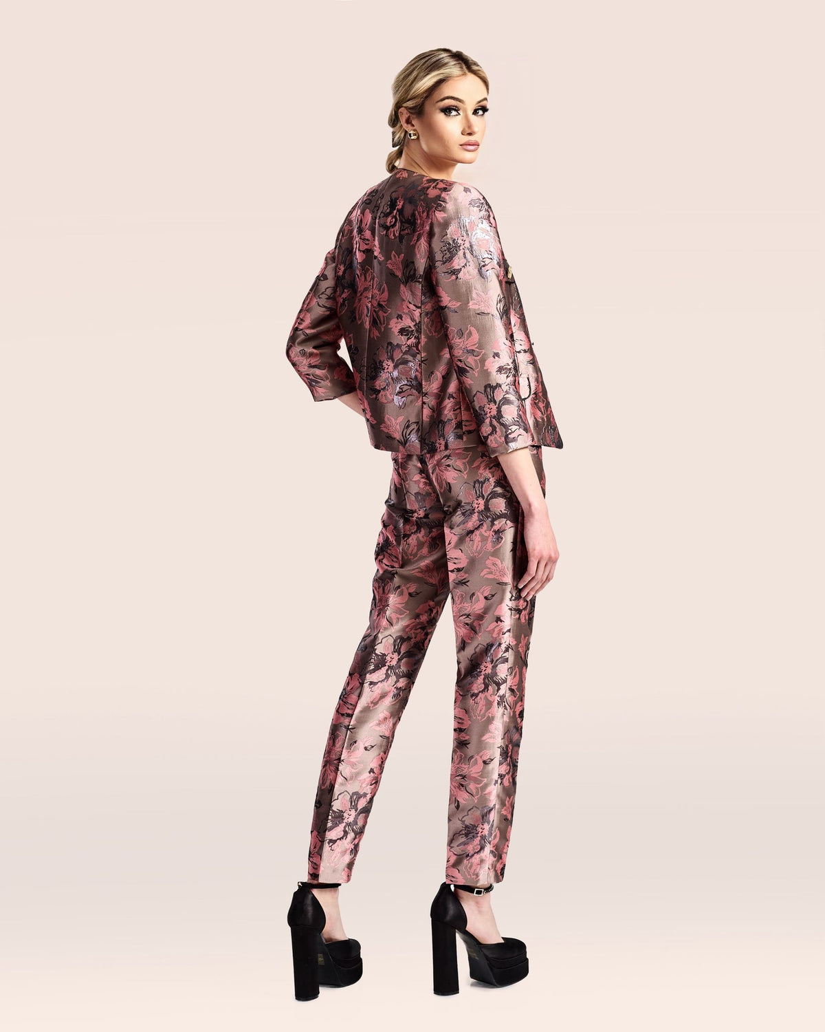 Floral Two Piece Suit