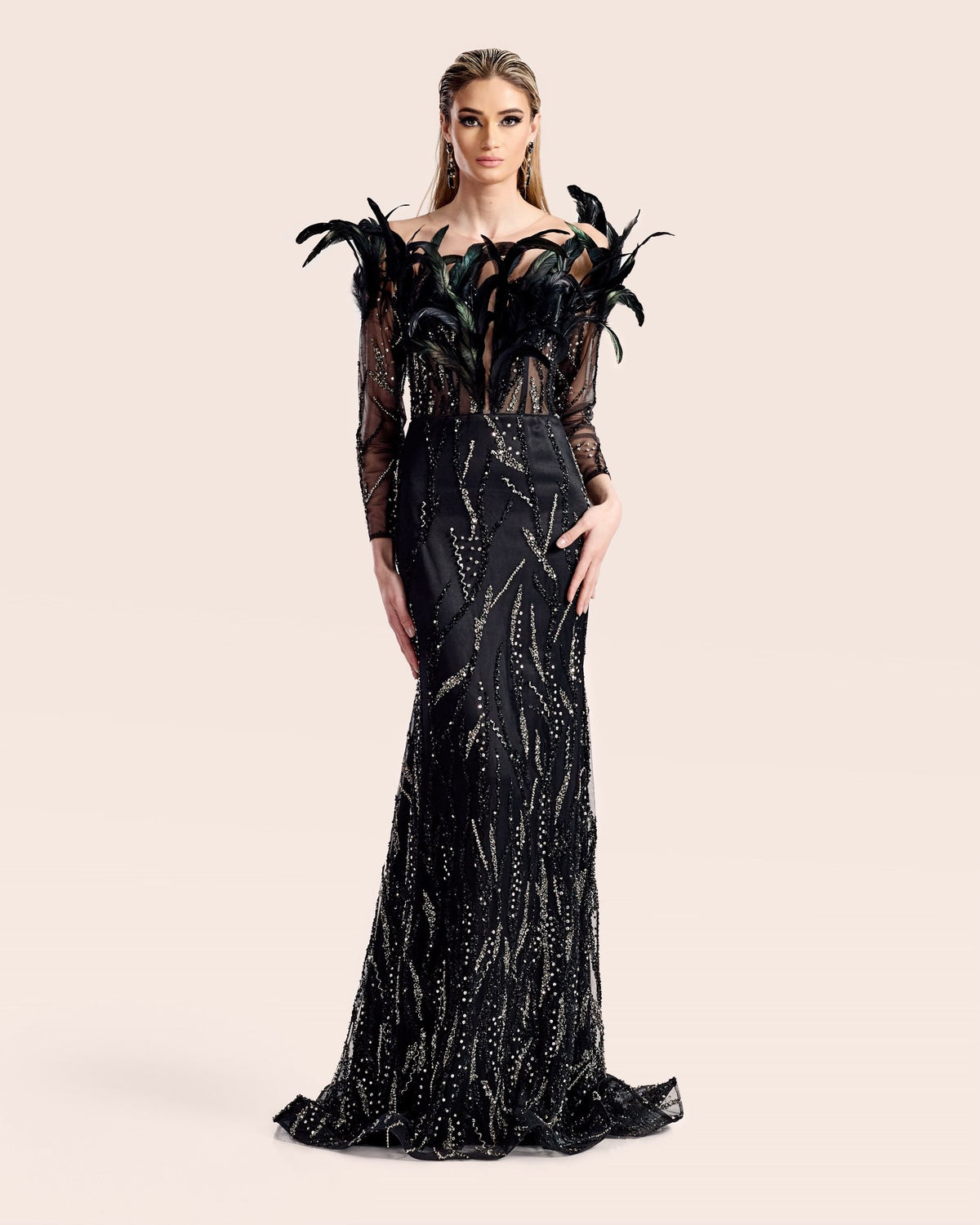 Feathered Gown