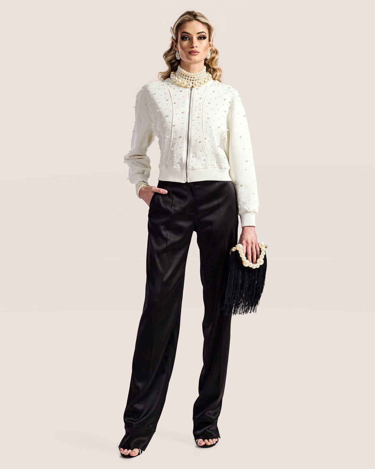 Pearlescent Jacket White