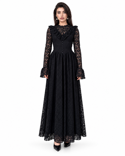 NOCTURNE Lace Maxi Dress