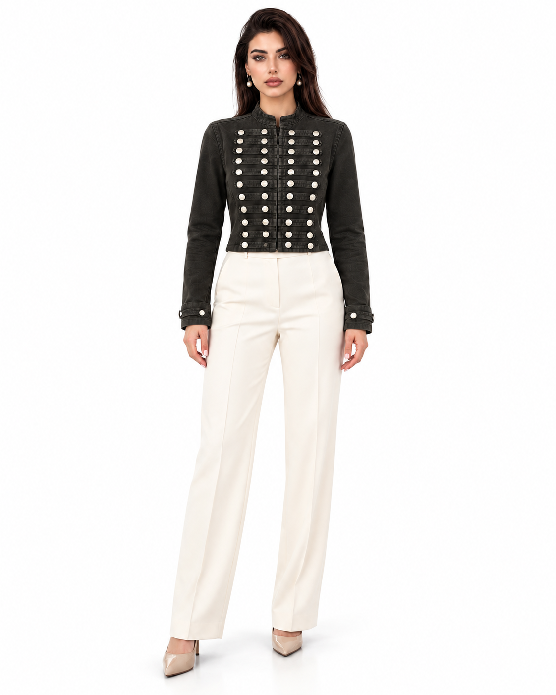 Elena Luka Embellished Blazer - Jakline