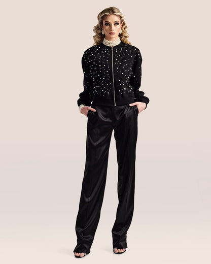 Pearlescent Jacket Black