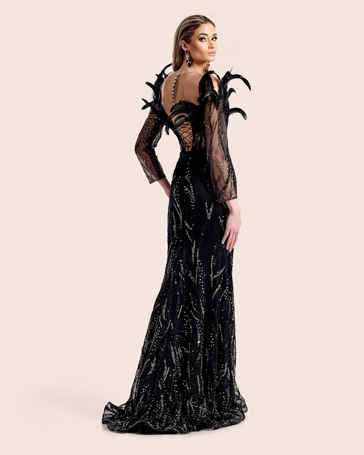 Feathered Gown