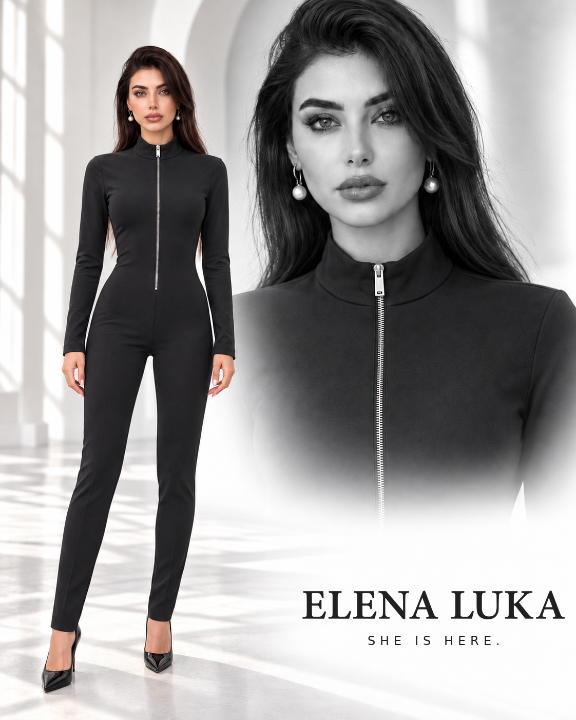 ONYX Zip-Front Jumpsuit