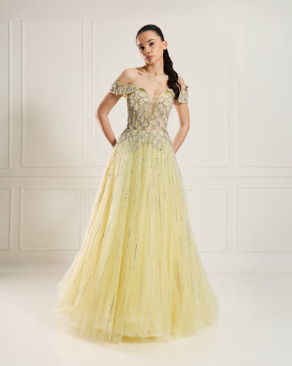 Golden Symphony Gown