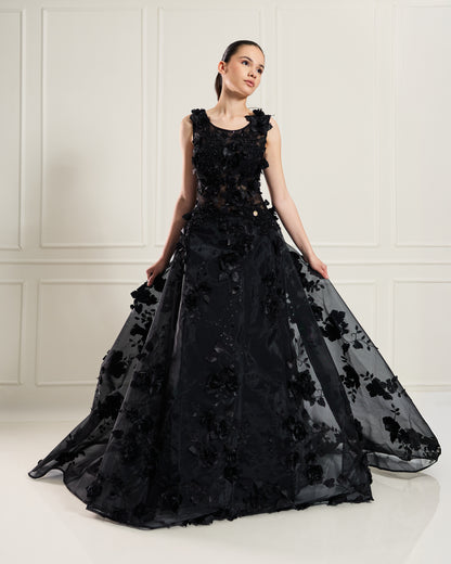 Nocturne Bloom Gown