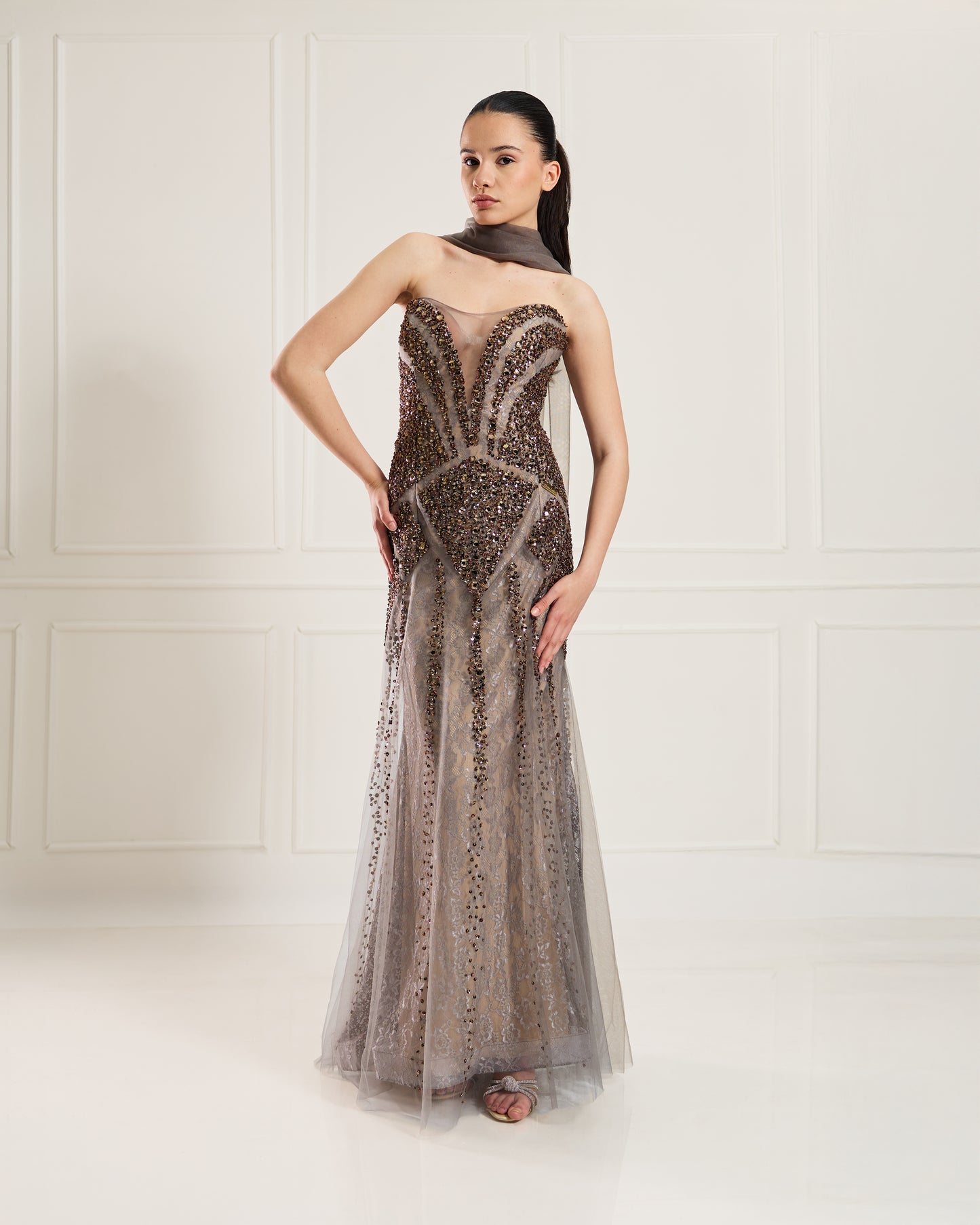 Shadow Luxe Gown