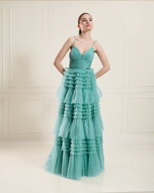 Azure Rhapsody Gown