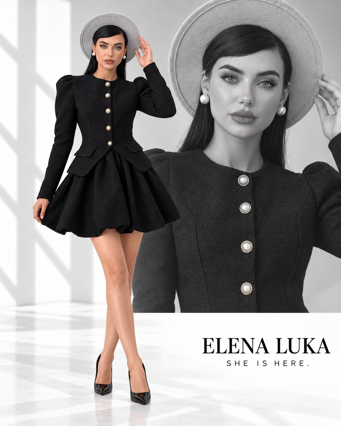 NOIR BELLE Mini Dress