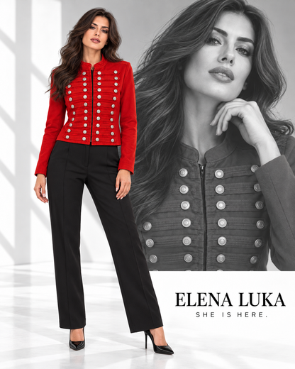 Elena Luka Embellished Blazer - Jakline