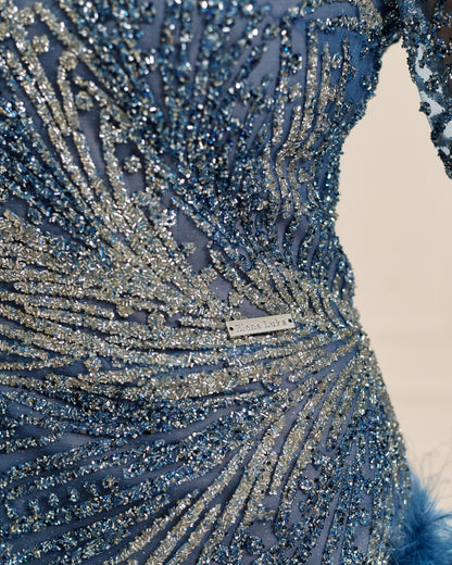 Blue Symphony Gown